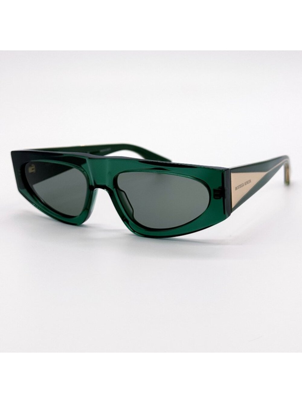 NEW BOTTEGA VENETA SUNGLASSES BV1277S 003 WOMEN GREEN EYEWEAR